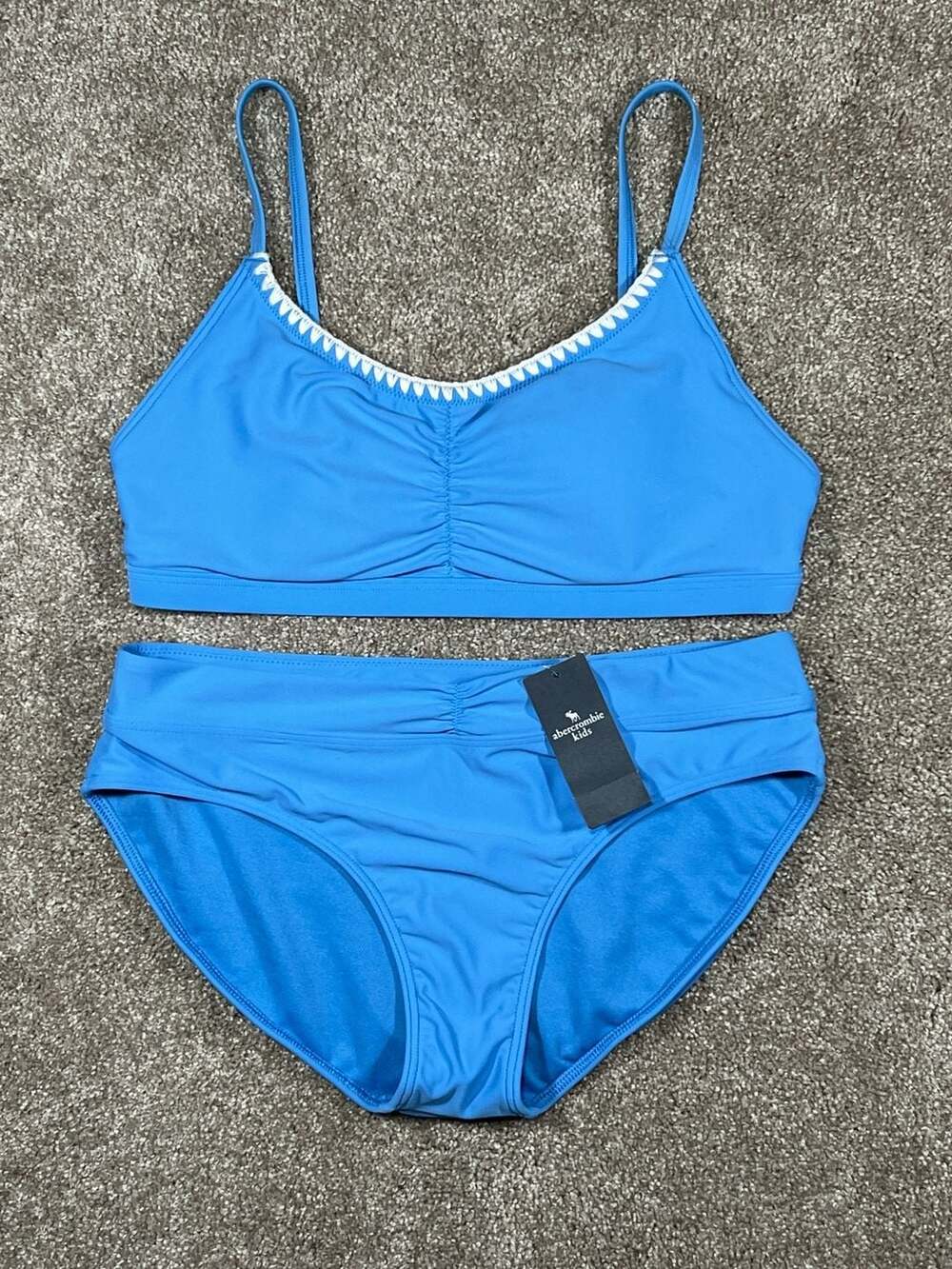 Abercrombie Kids Girls Blue Bikini Set Size-NWT 17/18